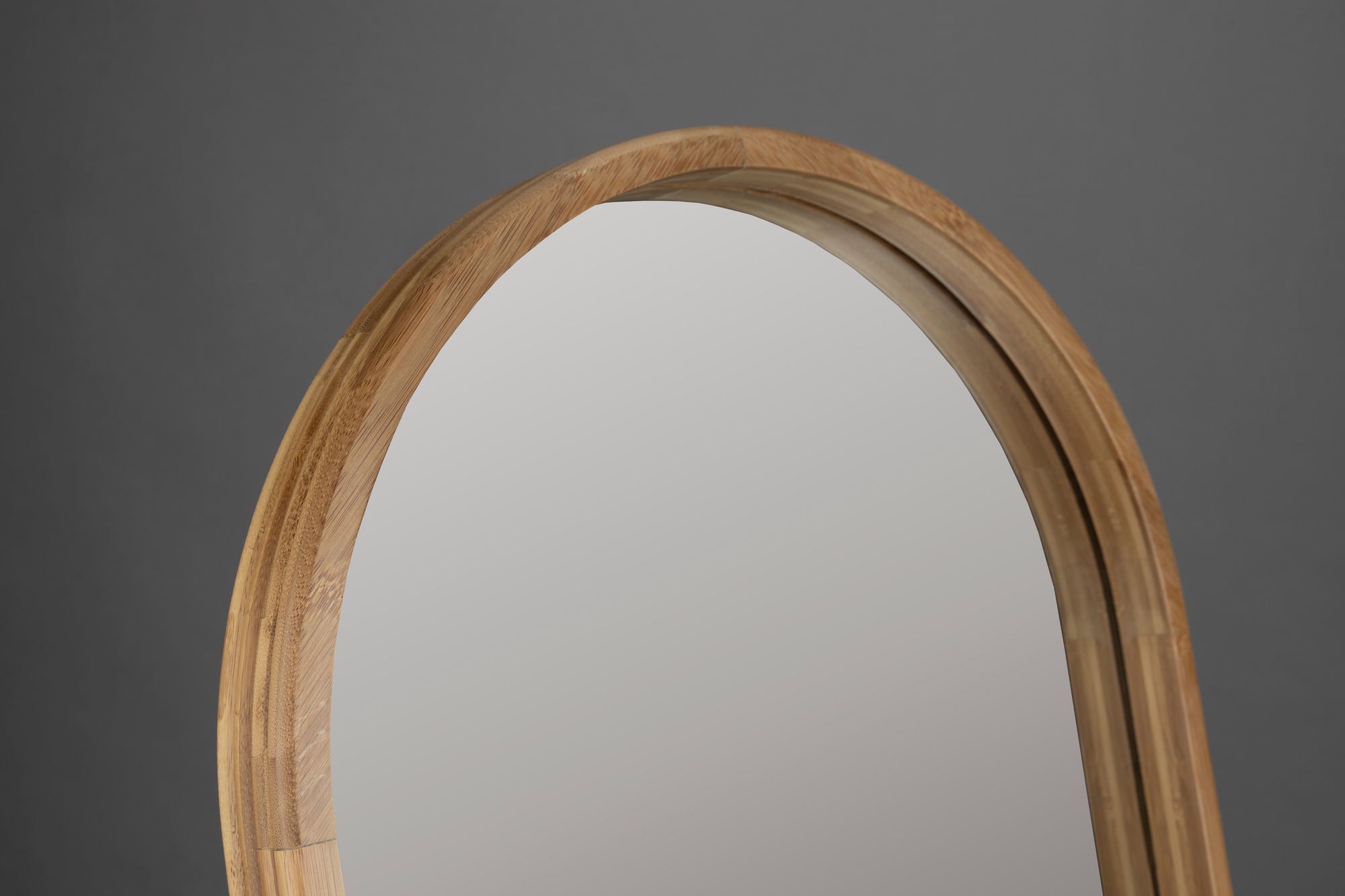Dutchbone Caroun Natural Bamboo Standing Mirror